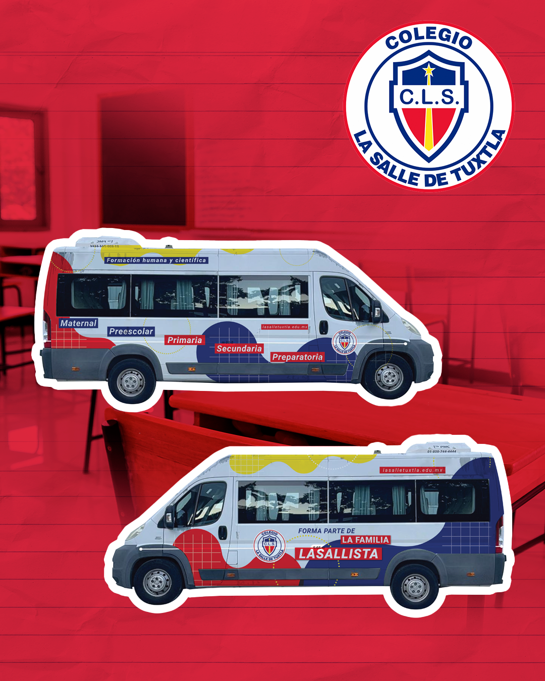 van colegio La Salle de